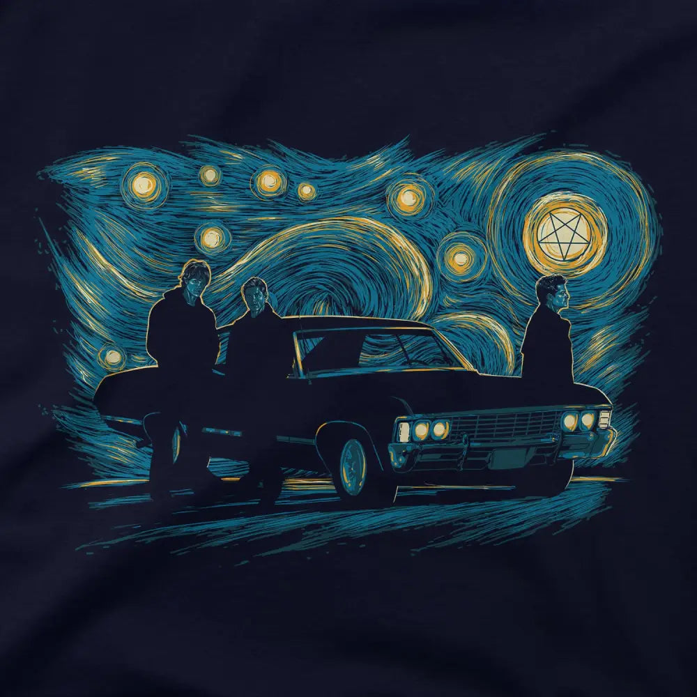 Supernatural Night T Shirt Cool Graphic Tees Australia Limitee Apparel
