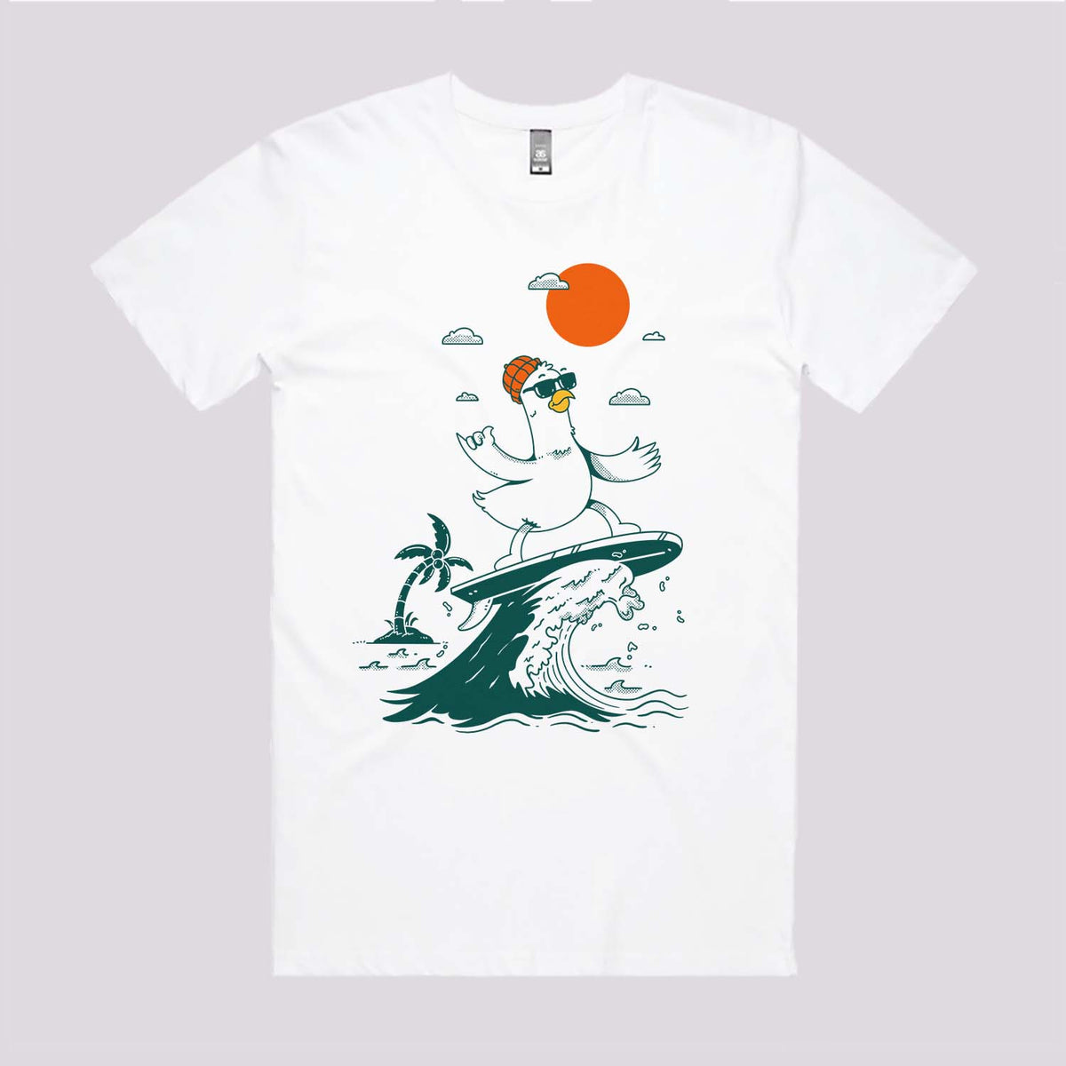 Surf Bird T-Shirt | Funny T-Shirts Australia