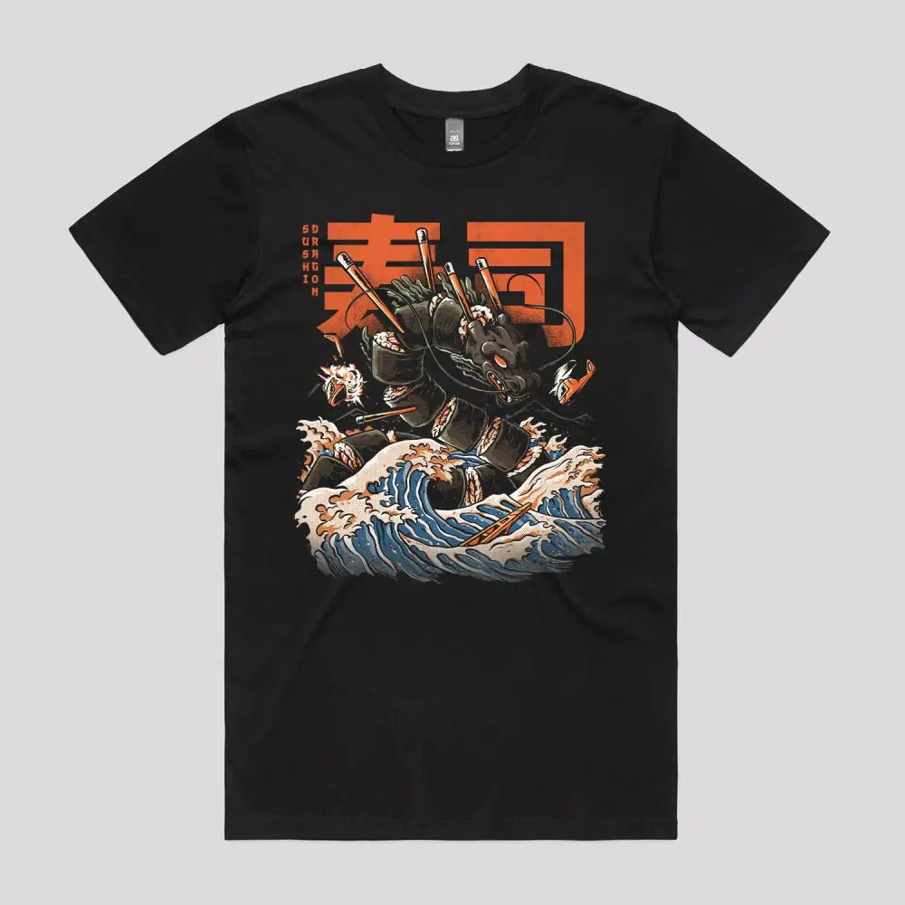 Sushi Dragon T-Shirt - Limitee Apparel