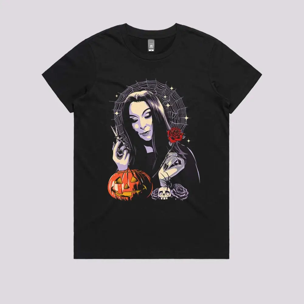 Sweet Morticia T-Shirt | Pop Culture T-Shirts