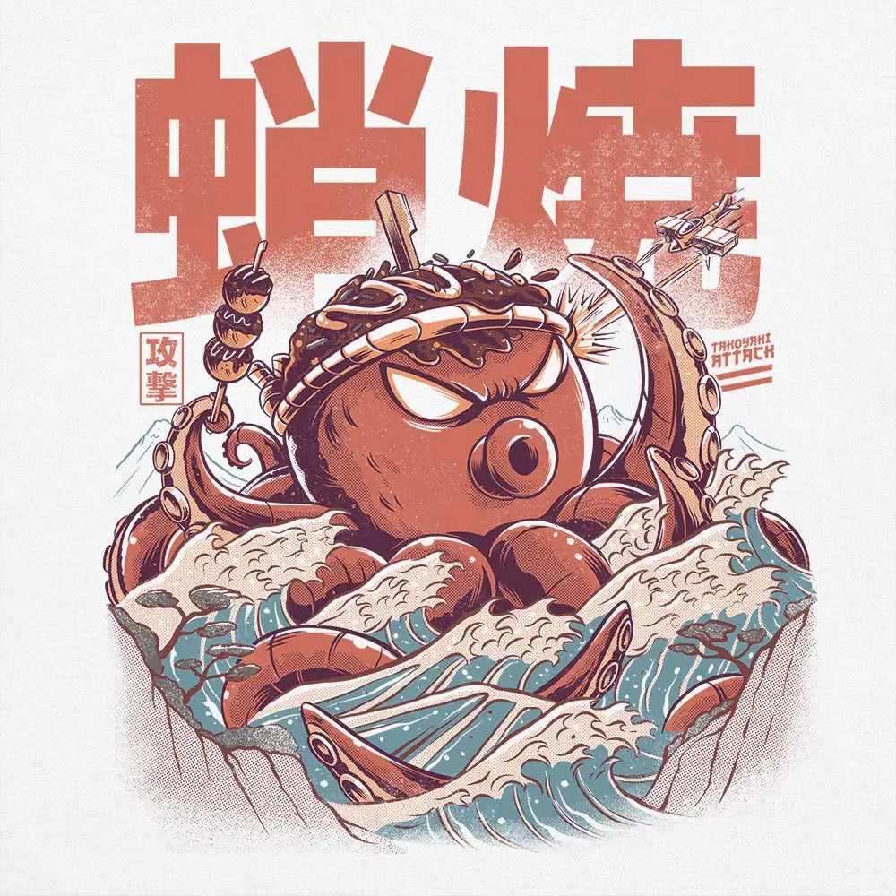 Takoyaki Attack T-Shirt Adult Tee
