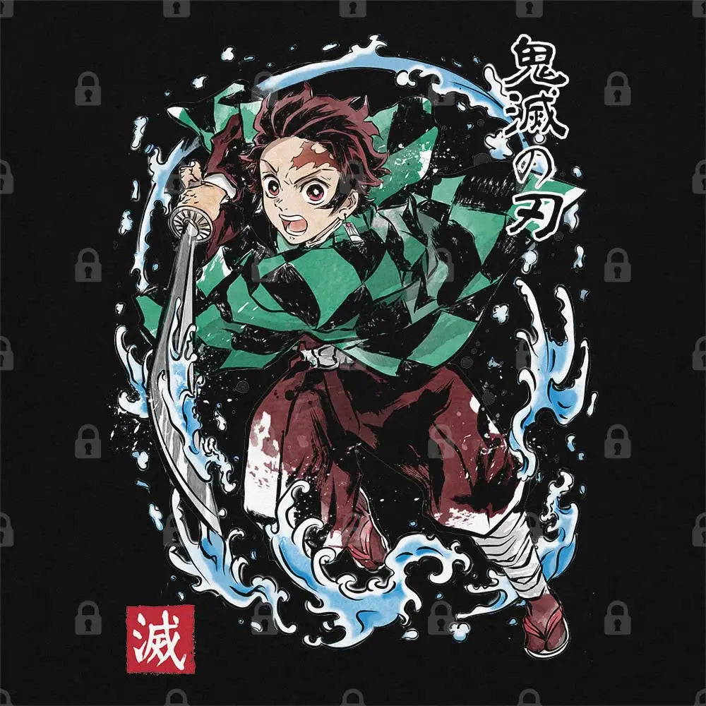 Tanjiro Sumi-e T-Shirt | Anime T-Shirts