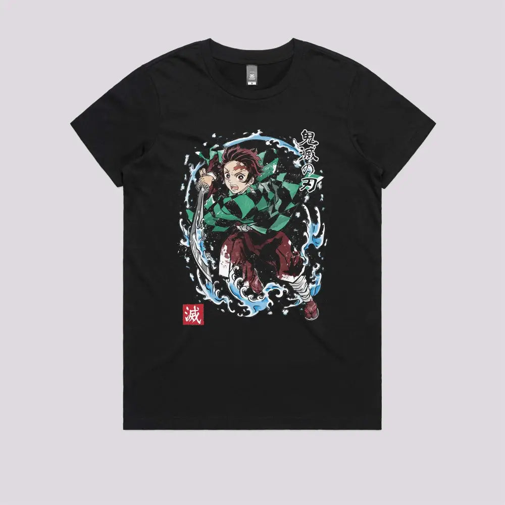 Tanjiro Sumi-e T-Shirt | Anime T-Shirts