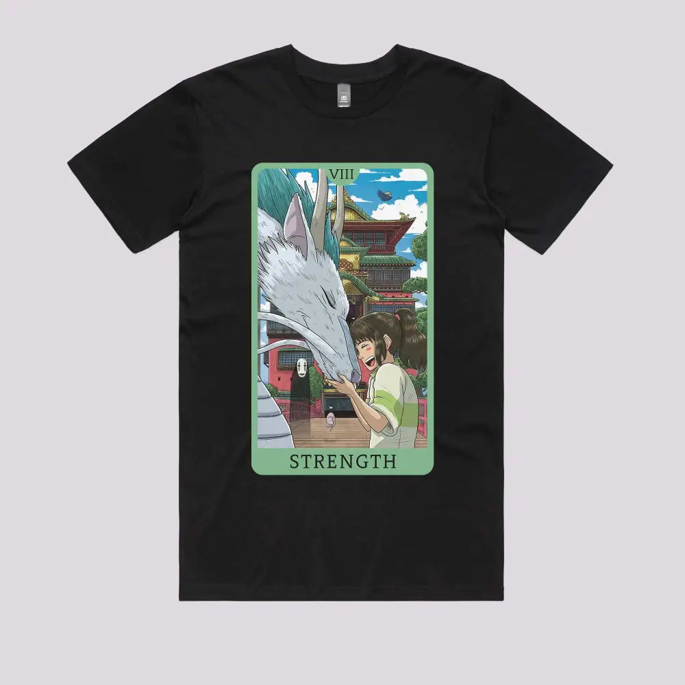 Tarot Ghibli Strength T-Shirt | Anime T-Shirts
