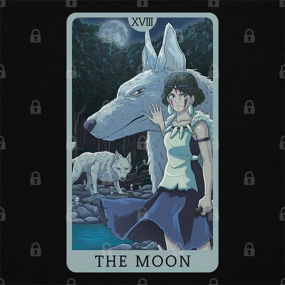 Tarot Ghibli The Moon T-Shirt | Anime T-Shirts