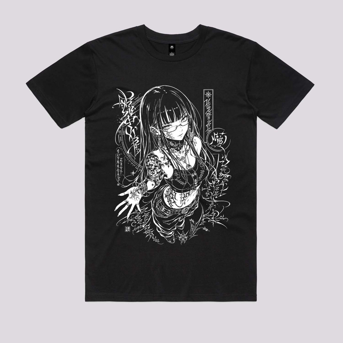 Tattooed Anime Girl Graphic Tee | Japanese T-Shirts Australia