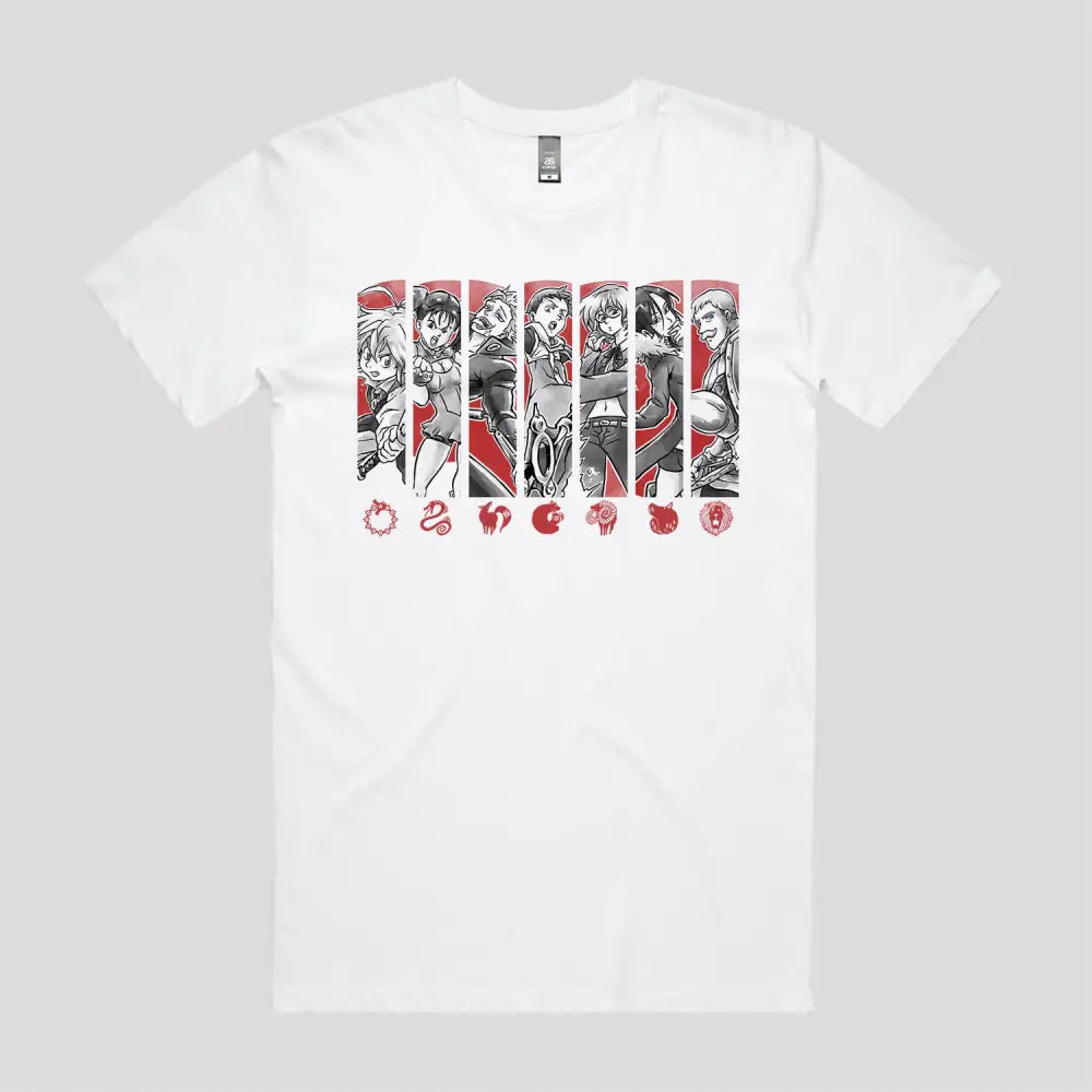 Team Sins T-Shirt | Anime T-Shirts