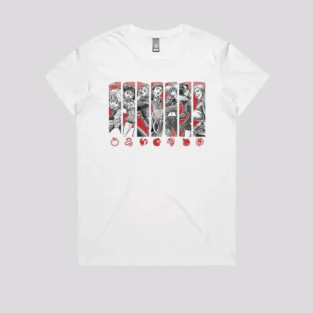 Team Sins T-Shirt | Anime T-Shirts