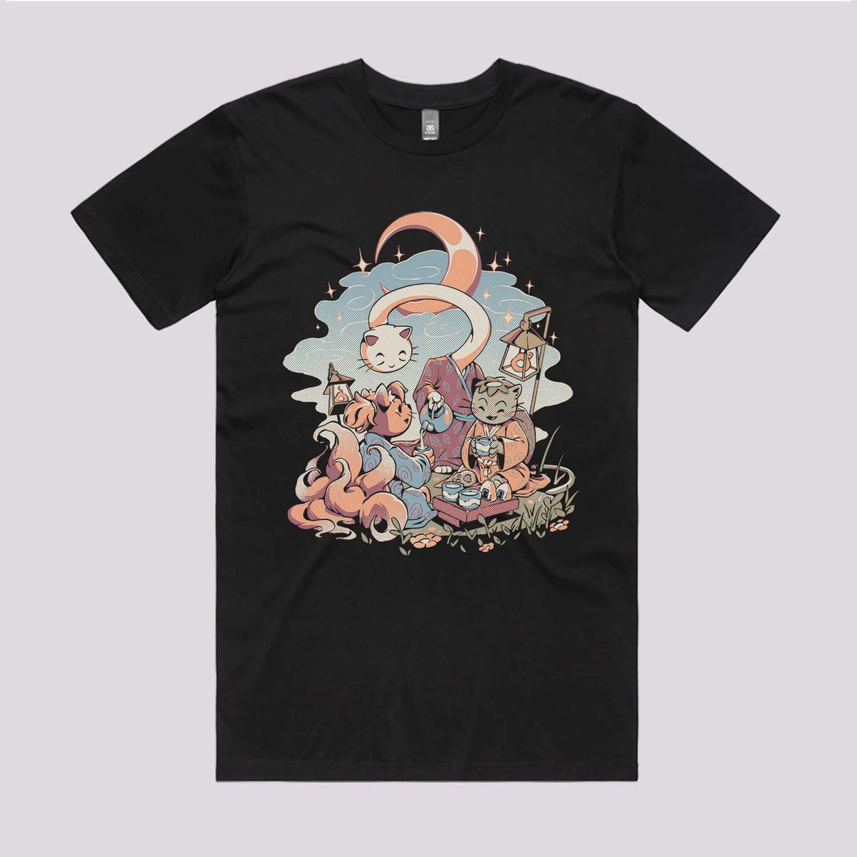 Night Tea T-Shirt | Japanese Art T-Shirt