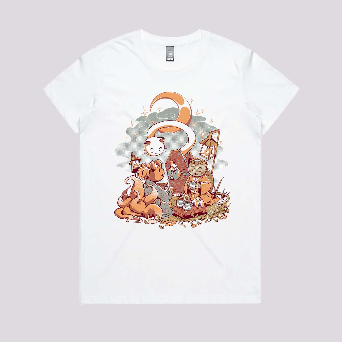 Night Tea T-Shirt | Japanese Art T-Shirt