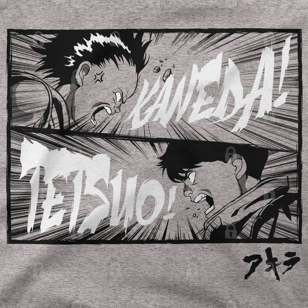 Tetsuo vs Kaneda T-Shirt | Anime T-Shirts