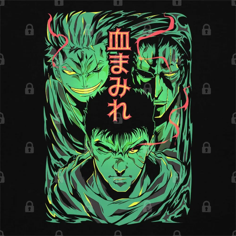 The Badass Swordsmen T-Shirt | Anime T-Shirts