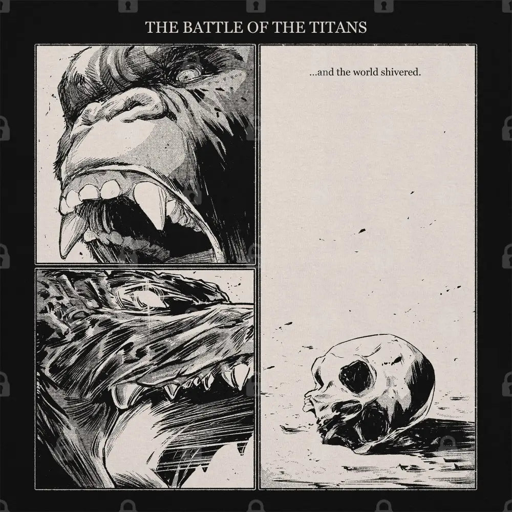 The Battle of The Titans T-Shirt | Pop Culture T-Shirts