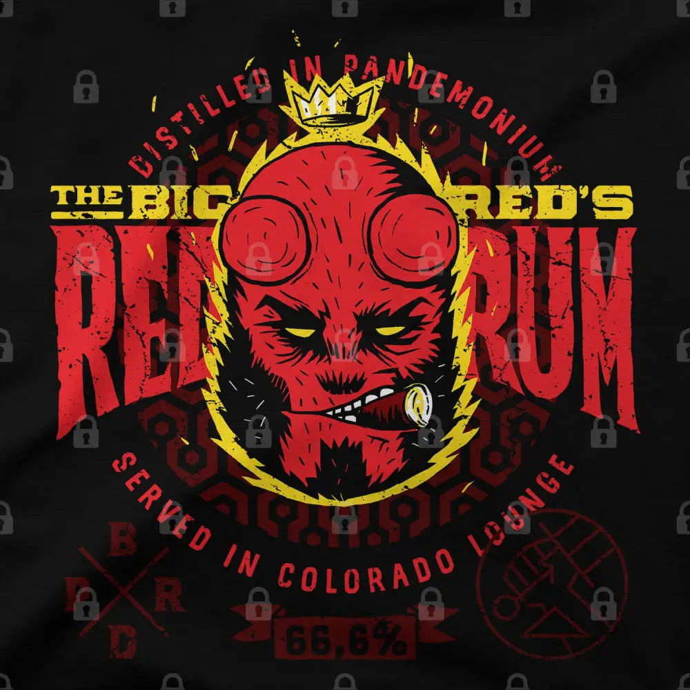 The Big Red's Red Rum T-Shirt | Pop Culture T-Shirts