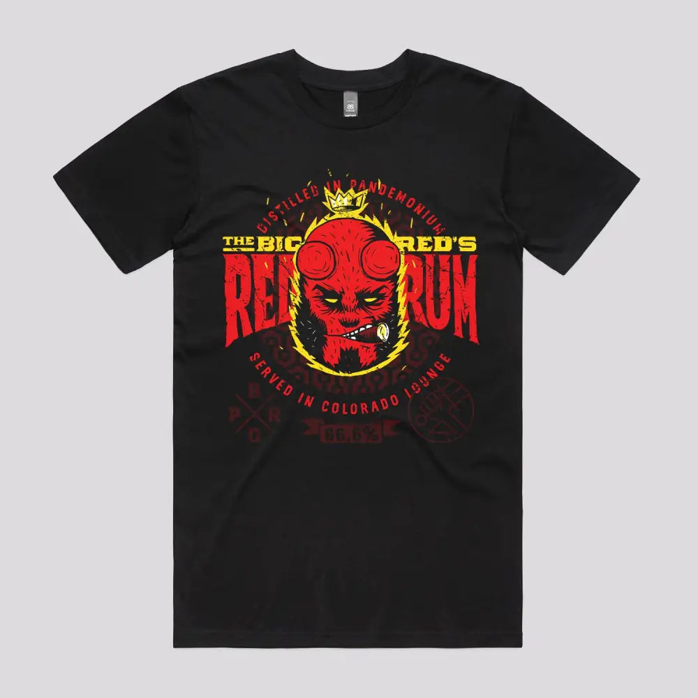 The Big Red's Red Rum T-Shirt | Pop Culture T-Shirts