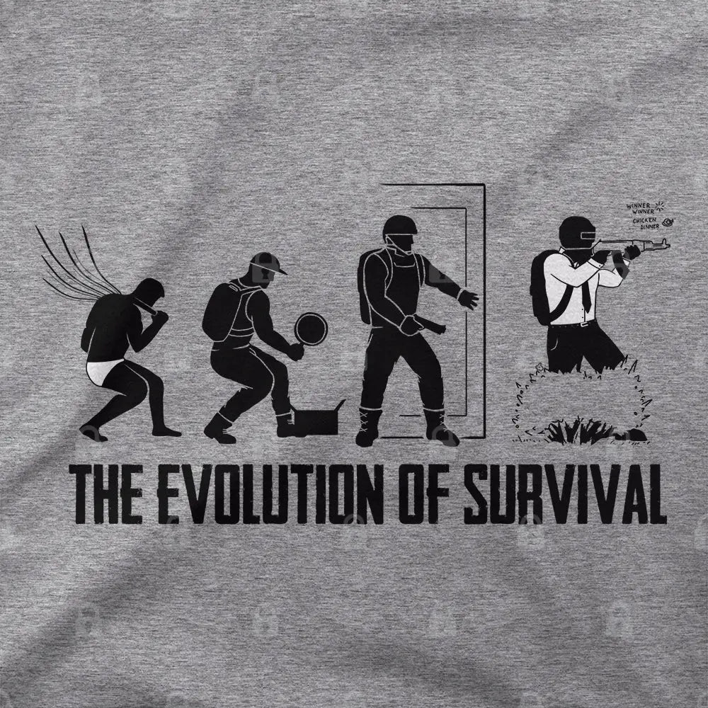 The Evolution of Survival T-Shirt - Limitee Apparel