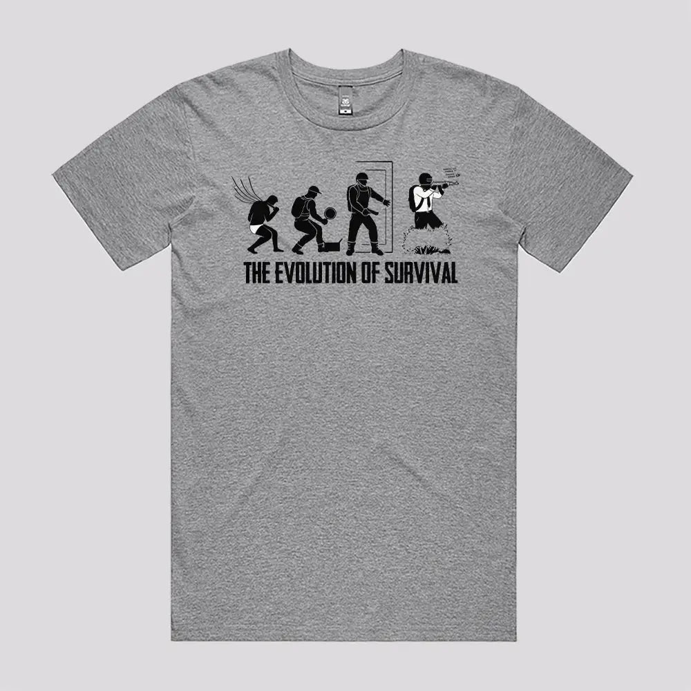 The Evolution of Survival T-Shirt - Limitee Apparel