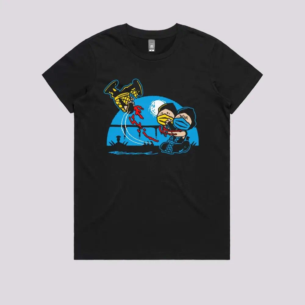 The Fatality Gag Subzero T-Shirt Womens / Black Xs Adult Tee