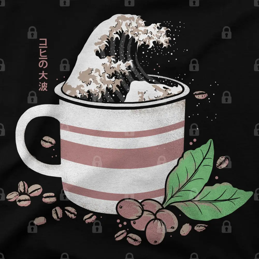 The Great Wave of Coffee - Limitee Apparel