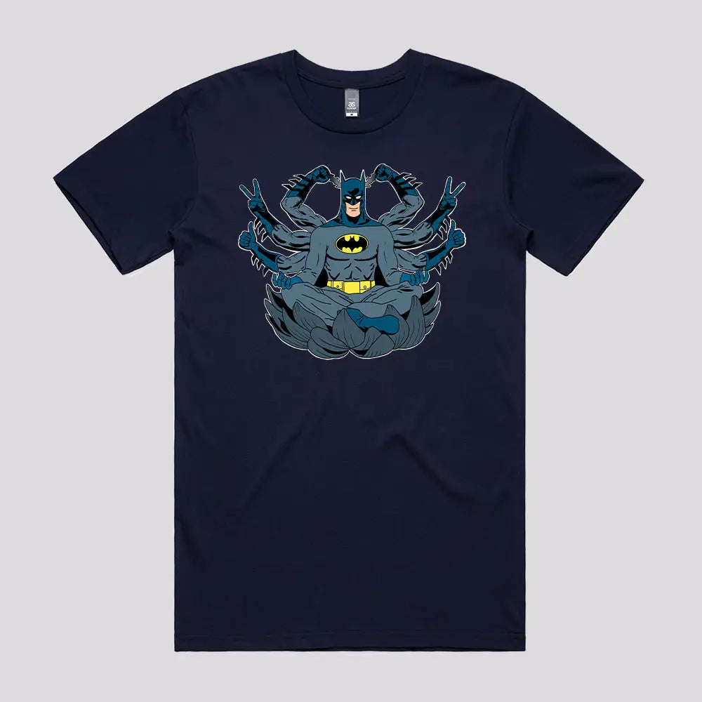 The Meditating Bat T-Shirt - Limitee Apparel