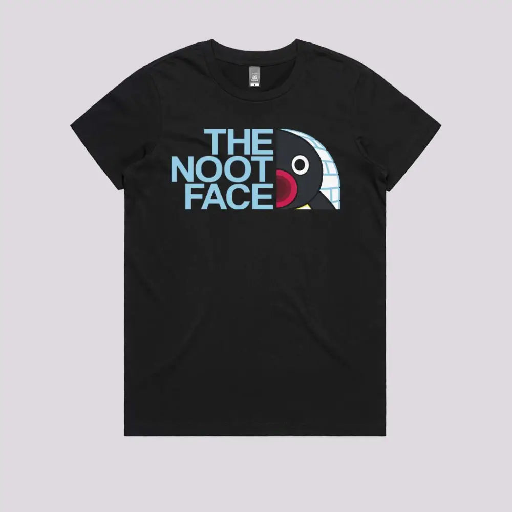 The Noot Face T-Shirt Womens / Black Xs Adult Tee