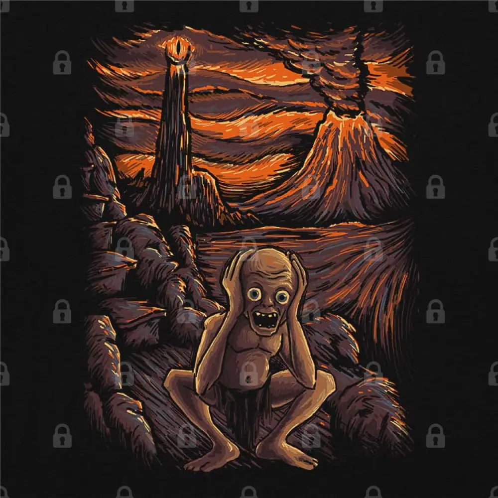 The Scream in Mordor T-Shirt | Pop Culture T-Shirts