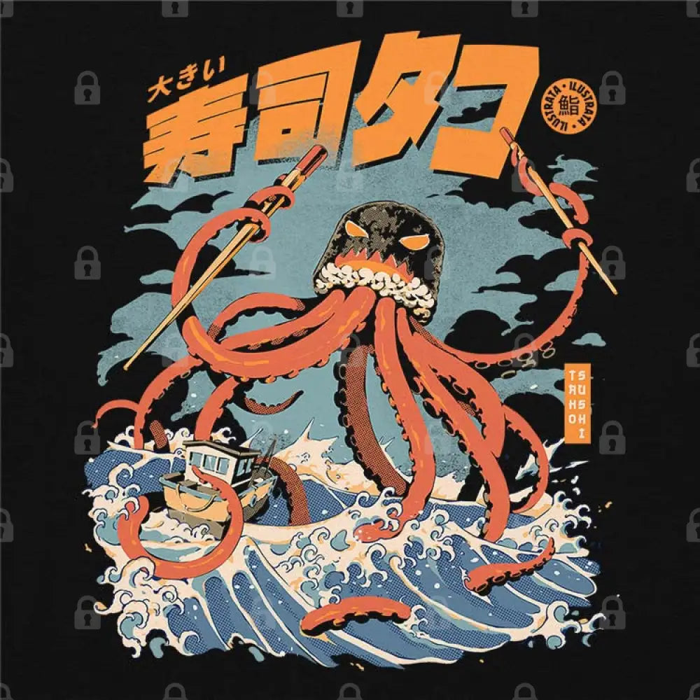 The Tako Sushi T-Shirt - Limitee Apparel