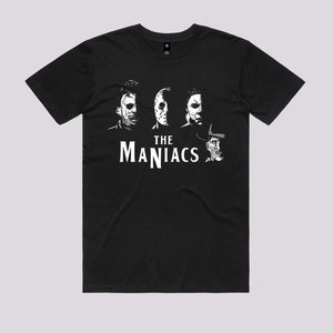 The Maniacs T-Shirt | Horror T-Shirts Australia & New Zealand