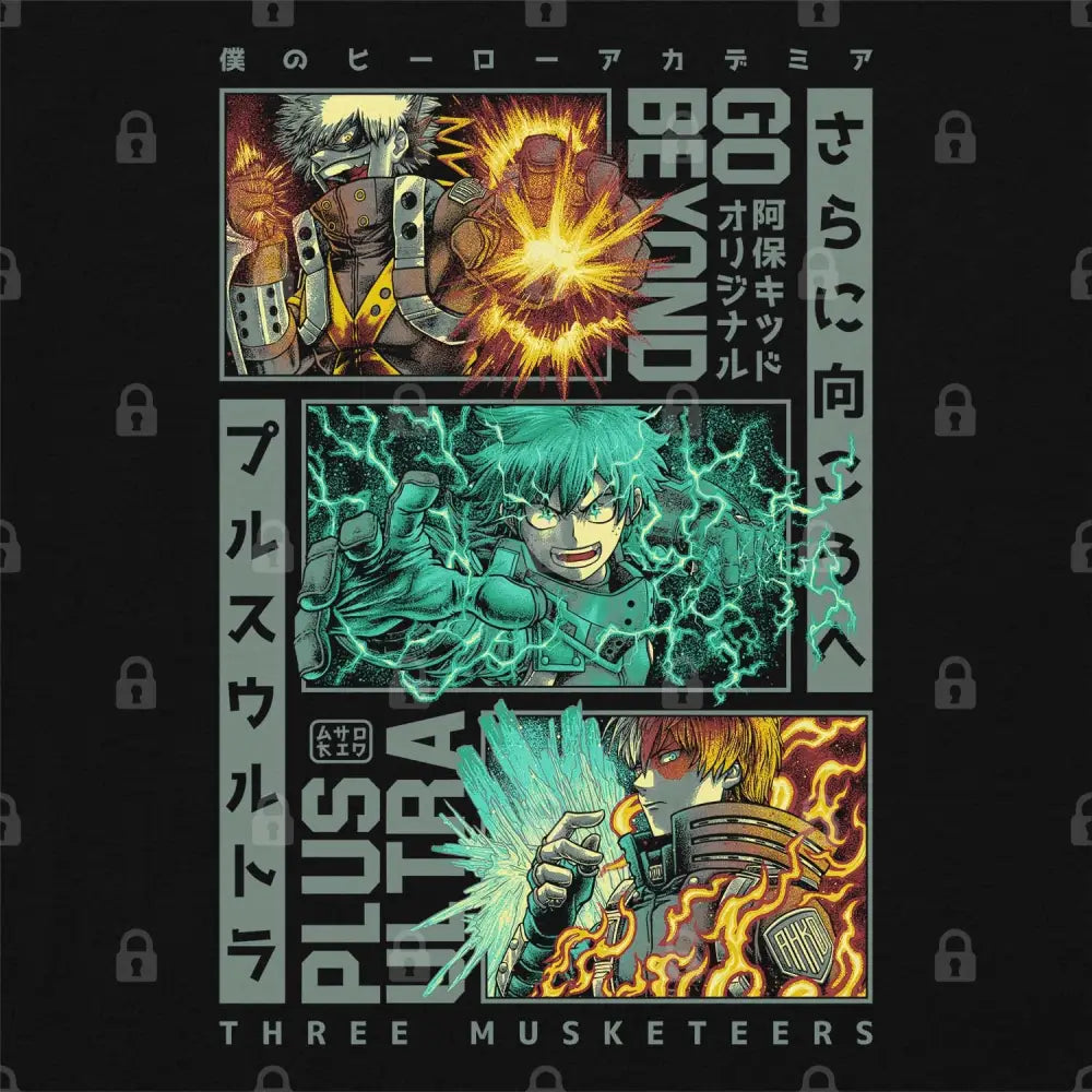 Three Musketeers T-Shirt | Anime T-Shirts