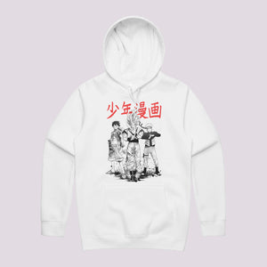 Three Anime Heroes Graphic Hoodie | Anime Hoodie Australia