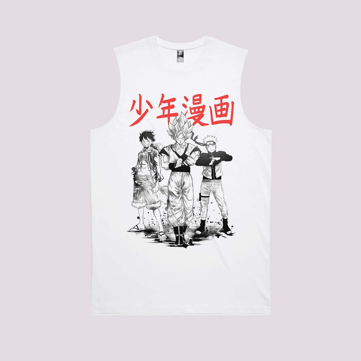 Three Anime Heroes T-Shirt
