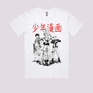 Three Anime Heroes T-Shirt