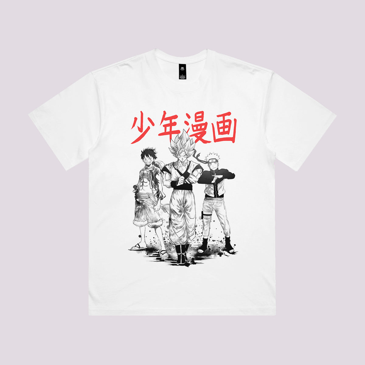 Three Anime Heroes T-Shirt