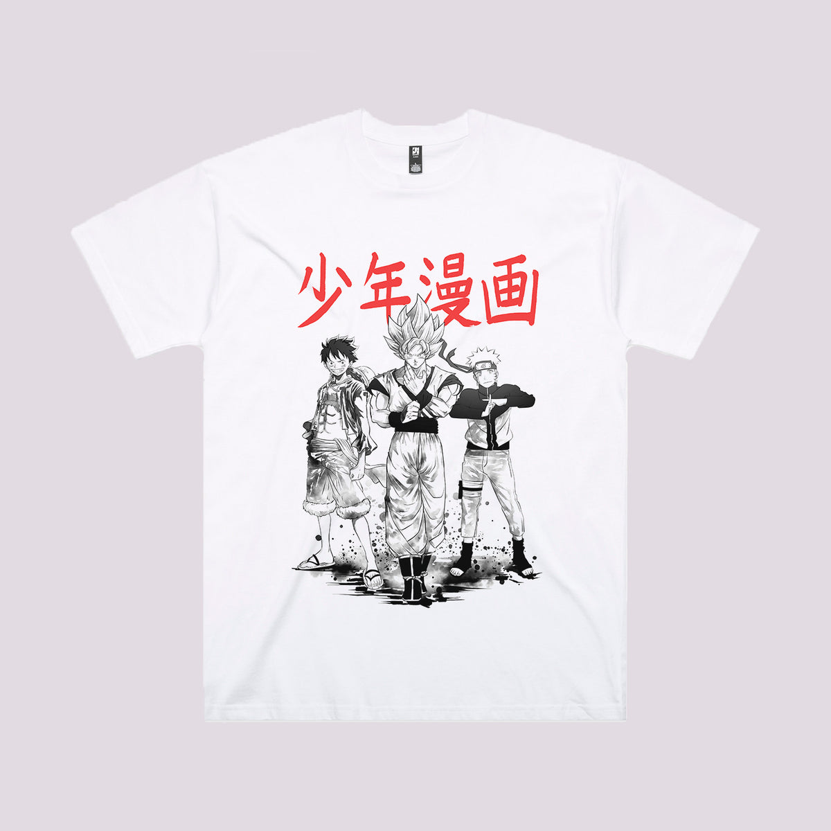 Three Anime Heroes T-Shirt
