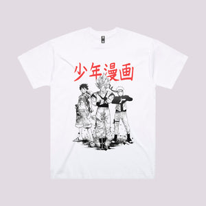 Three Anime Heroes T-Shirt