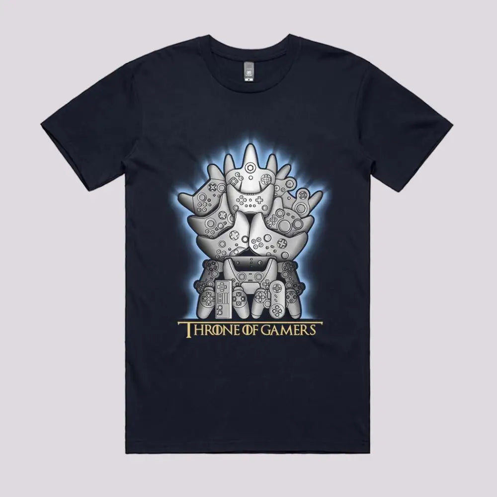 Throne Of Gamers T-Shirt Mens / Navy Xs Adult Tee