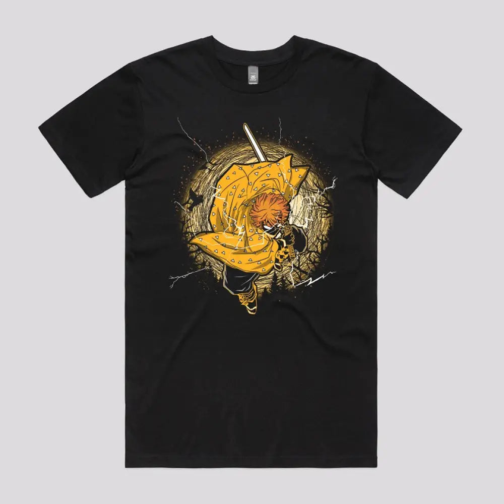 Thunder Breathing Sleeping Zenitsu T-Shirt | Anime T-Shirts