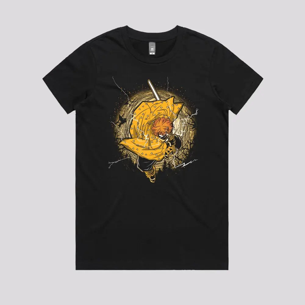 Thunder Breathing Sleeping Zenitsu T-Shirt | Anime T-Shirts
