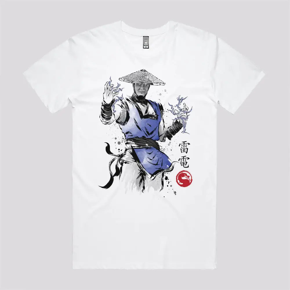 Thunder God Sumi-e T-Shirt | Pop Culture T-Shirts