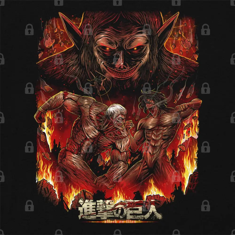 Titan Battle T-Shirt | Anime T-Shirts