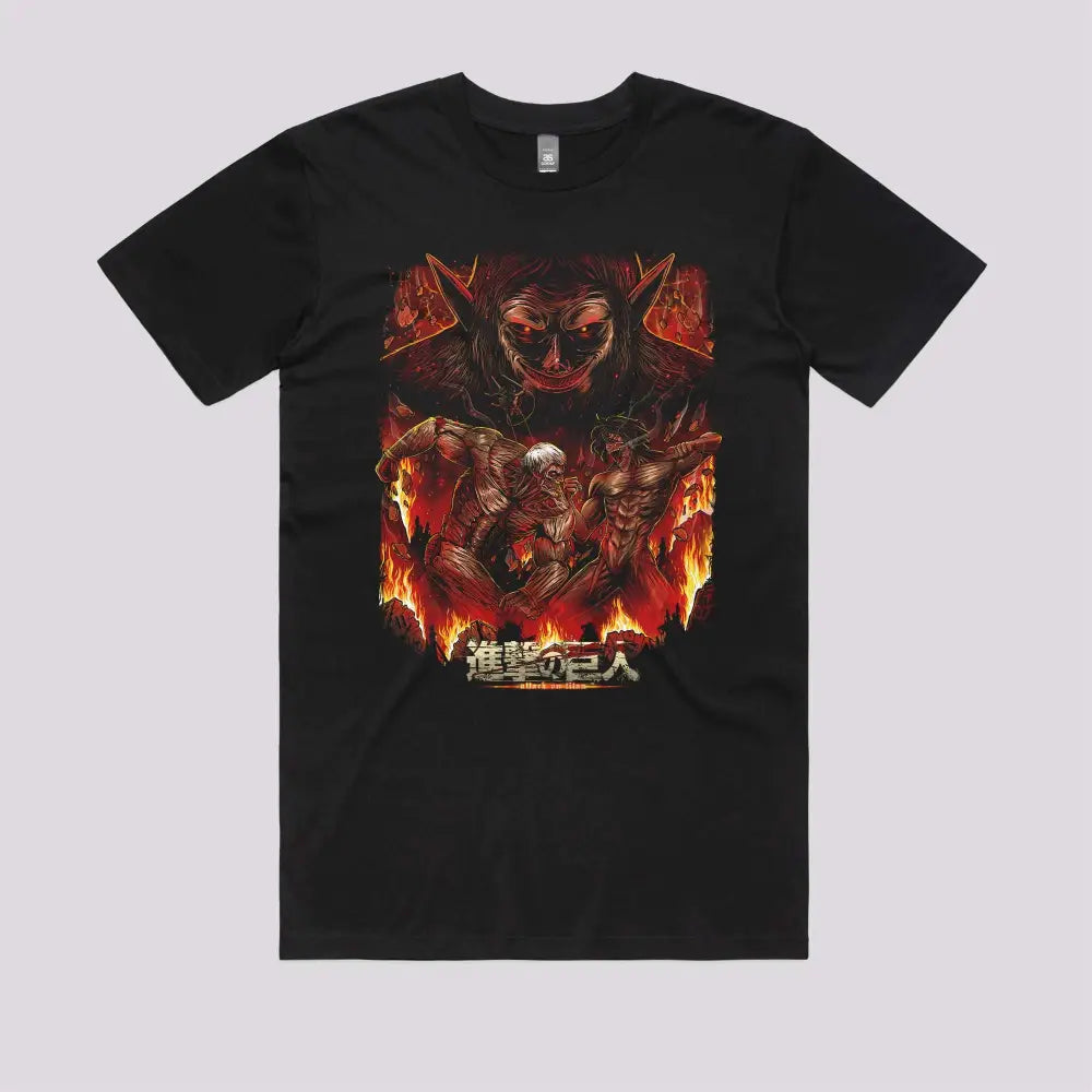 Titan Battle T-Shirt | Anime T-Shirts