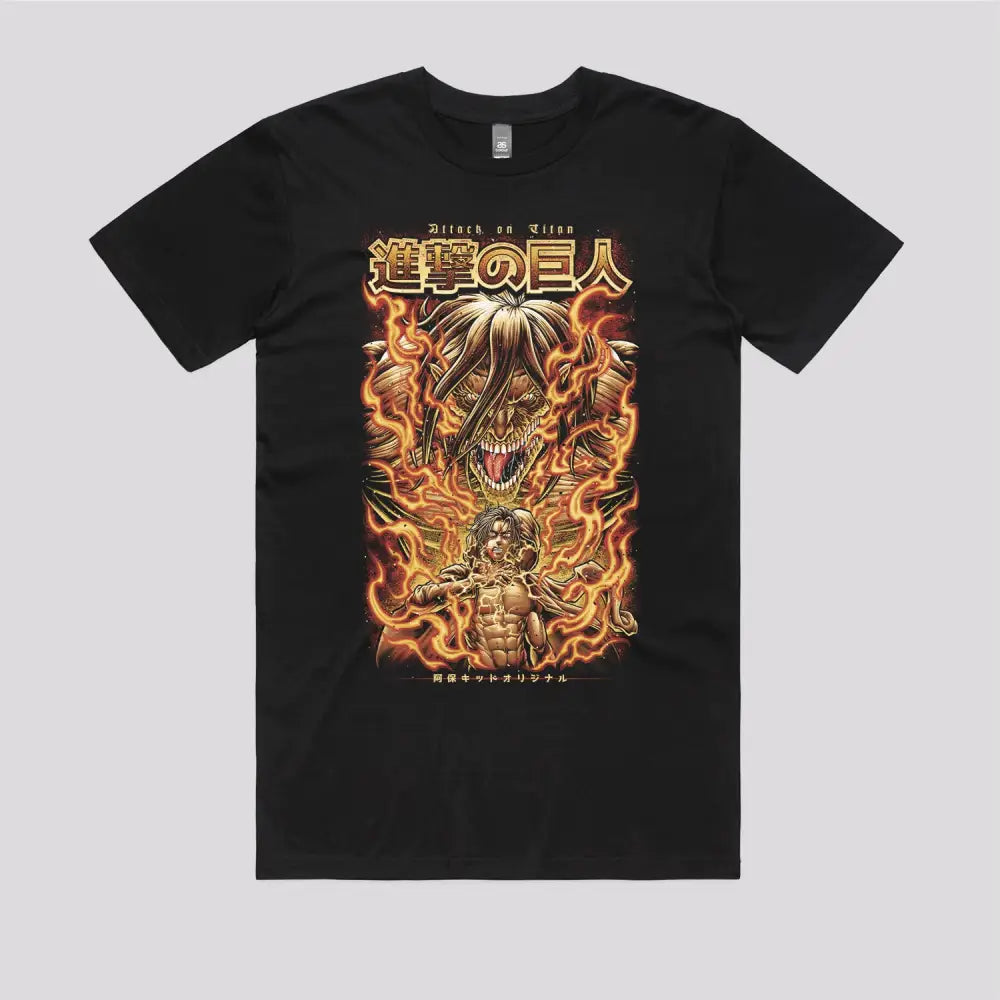 Titan Transformation T-Shirt | Anime T-Shirts