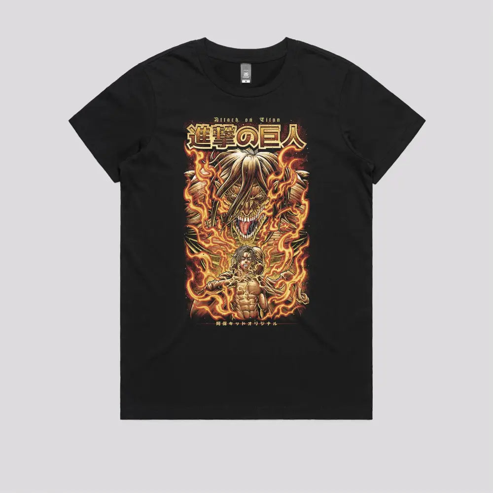 Titan Transformation T-Shirt | Anime T-Shirts
