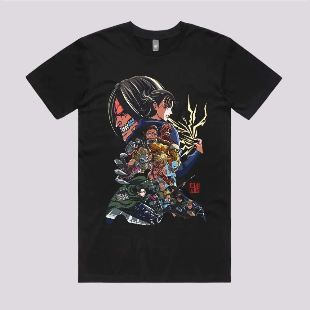 Titans Art T-Shirt | Anime T-Shirts