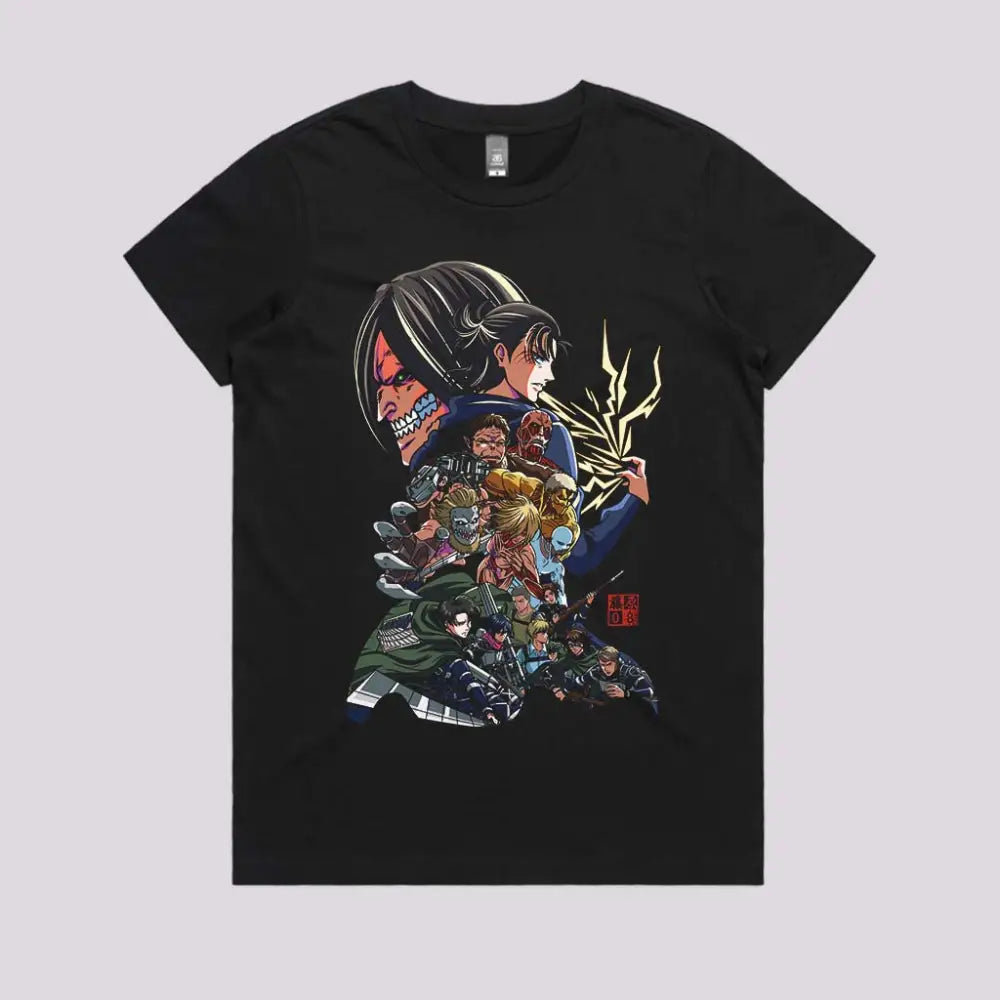Titans Art T-Shirt | Anime T-Shirts