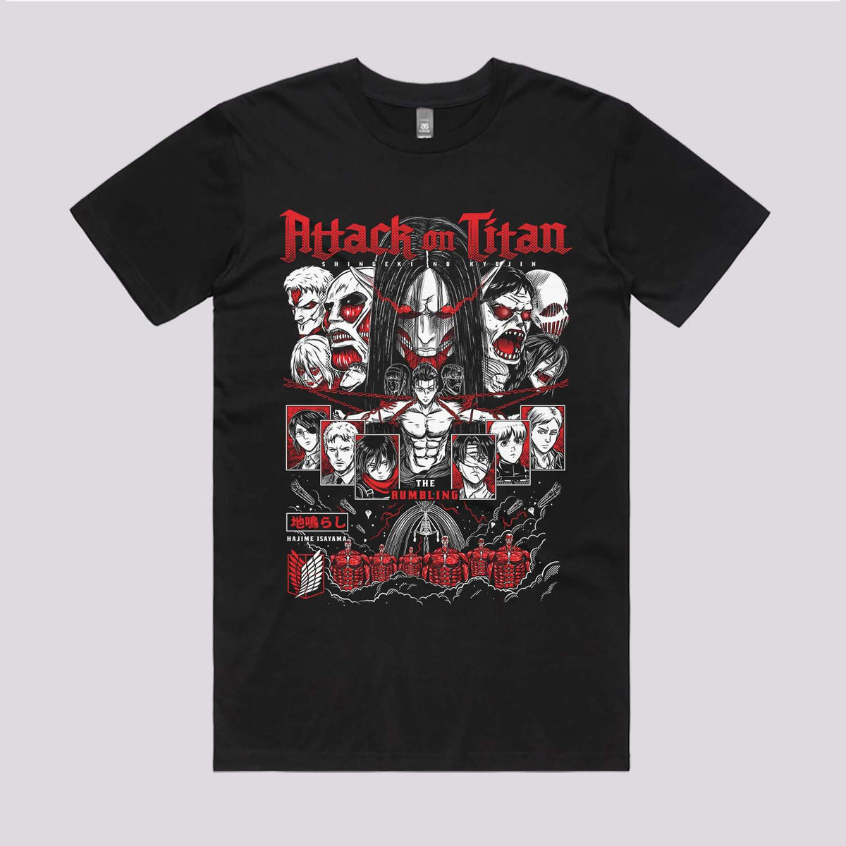 Titans Rumbling T-Shirt | Cool Anime T-Shirts Australia