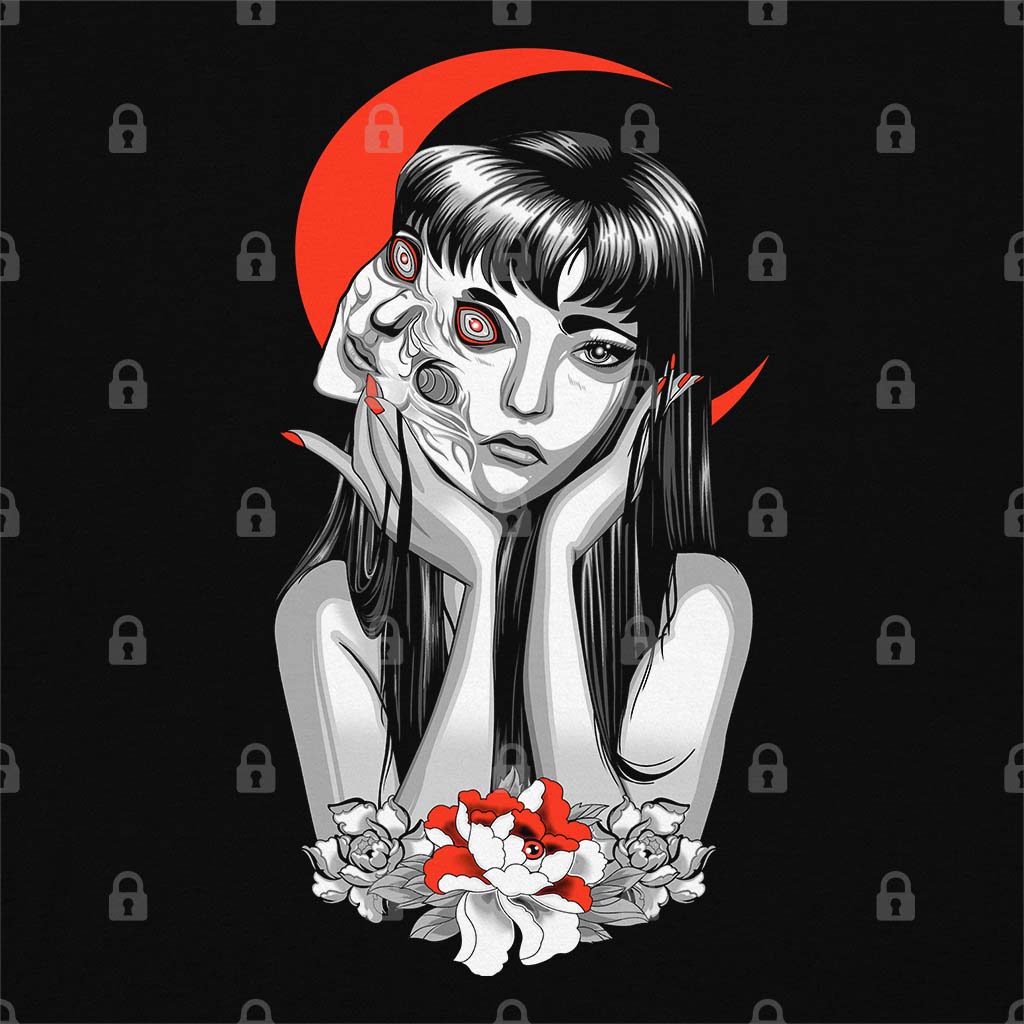 Tomie Blood Moon T-Shirt