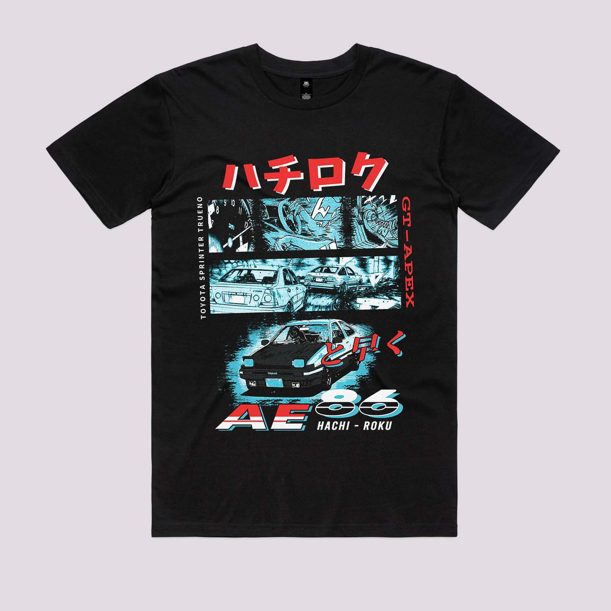 Inital D Toyota AE86 Graphic Tee | Anime T-Shirts Australia