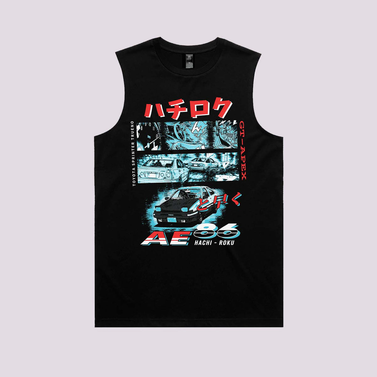 Toyota AE86 Initial D Graphic Tee