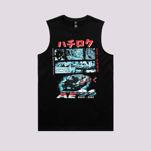Toyota AE86 Initial D Graphic Tee